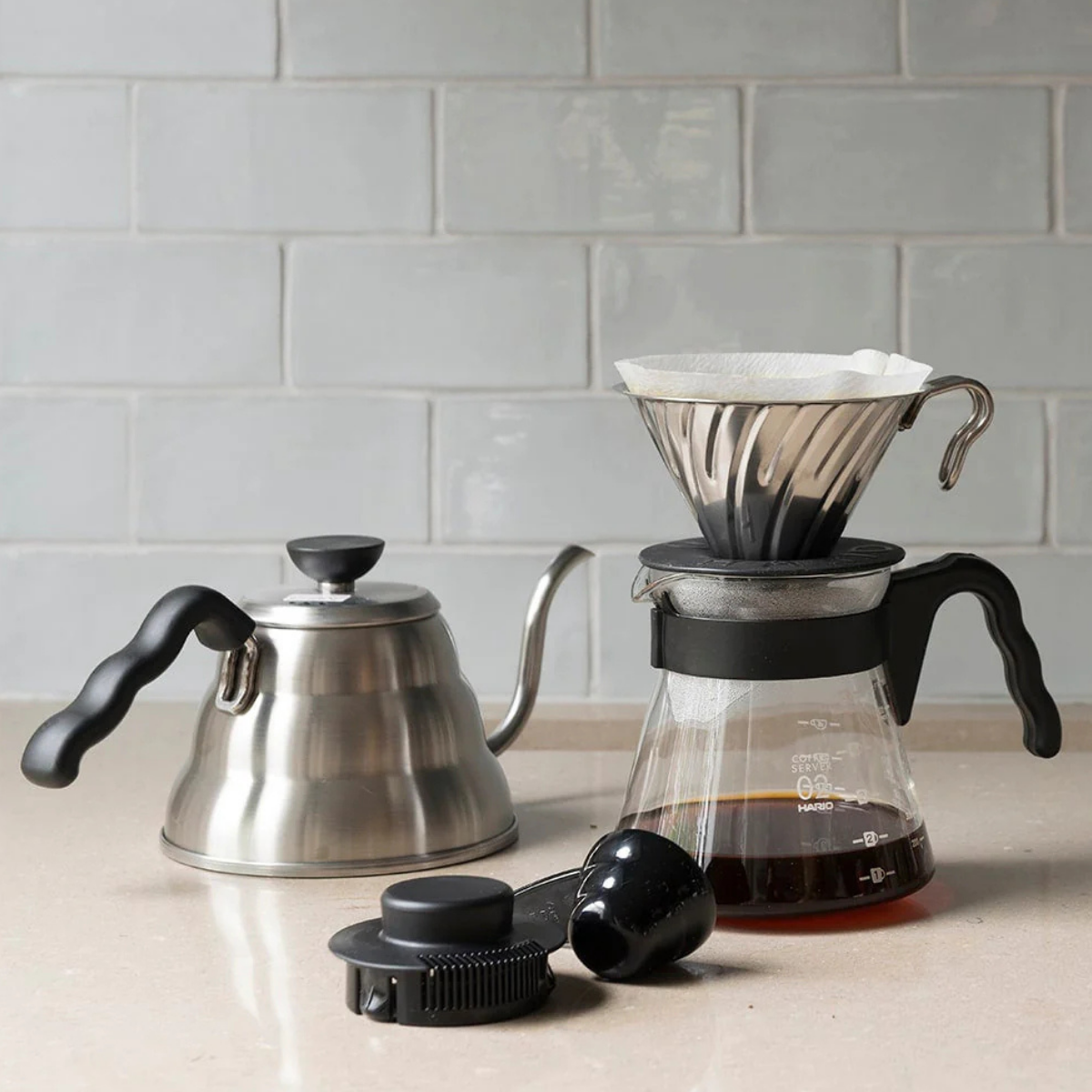 Hario V60 - Metal - Steel