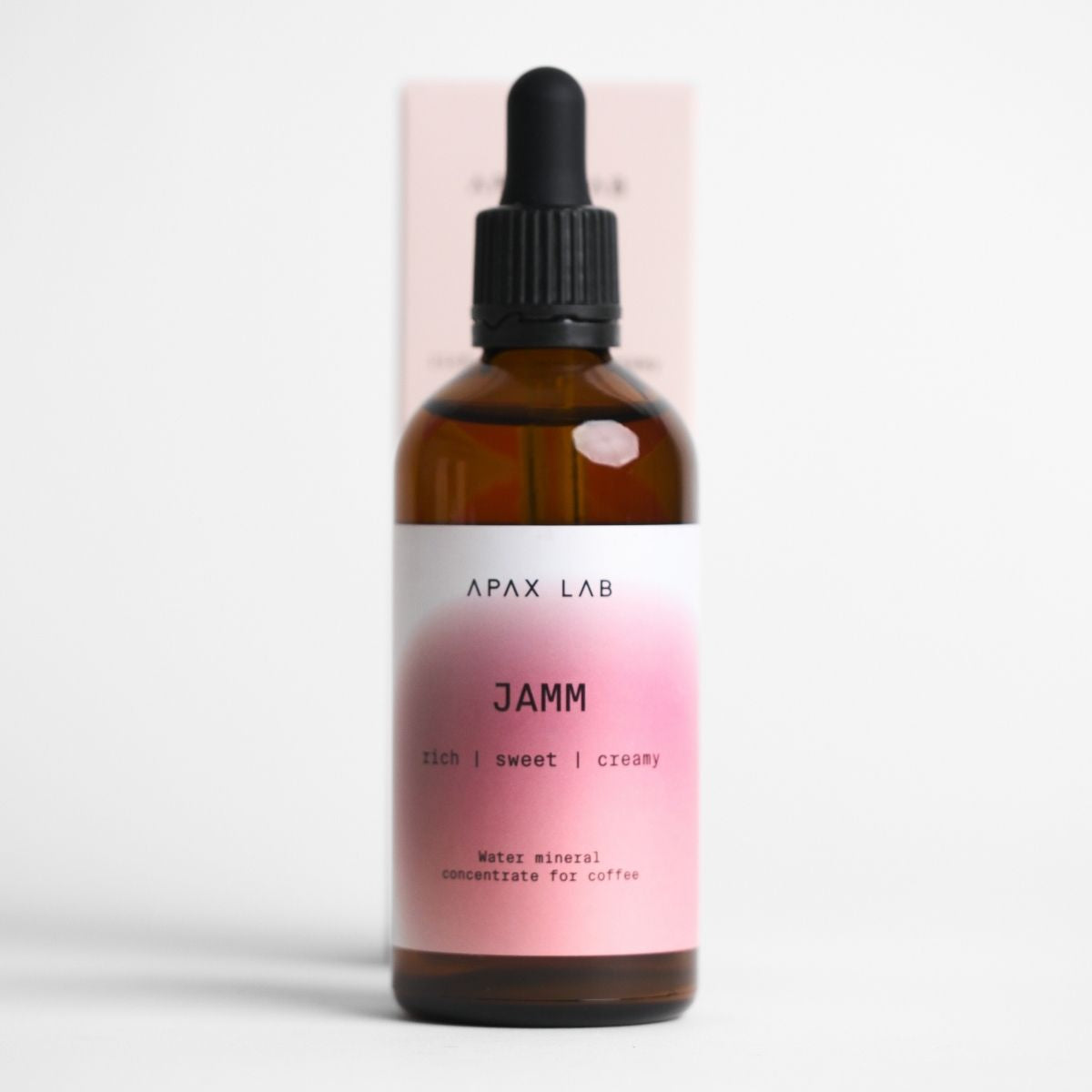 Apax Lab mineral droplets for specialty coffee, jamm to increase sweetness and mouthfeel.