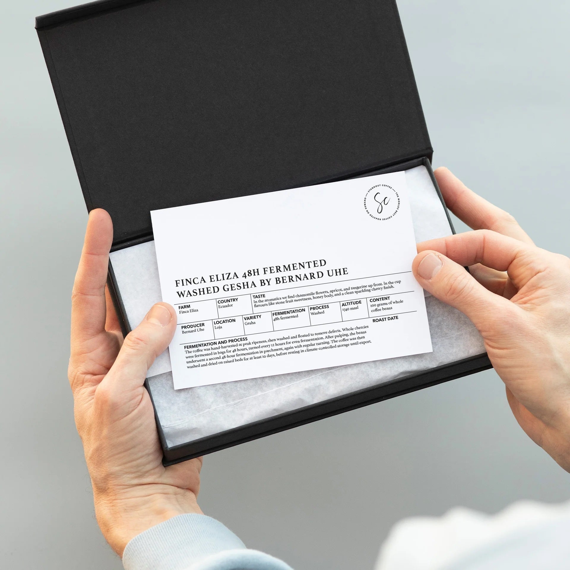 Standout Coffee - Finca Eliza 48h fermented Washed Gesha