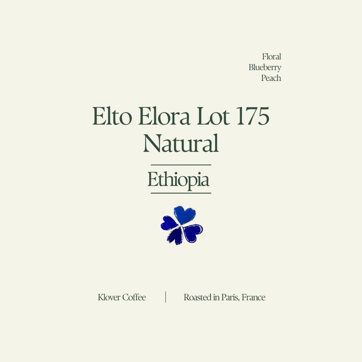Ethiopia "Elto Elora" Natural 74110 + 74112 - Klover