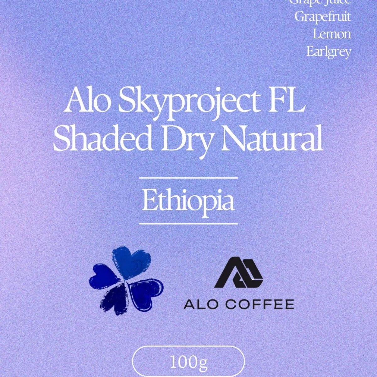 ★ Ethiopia "Alo Skyproject FL" Shaded Dry Natural 74158 - Klover