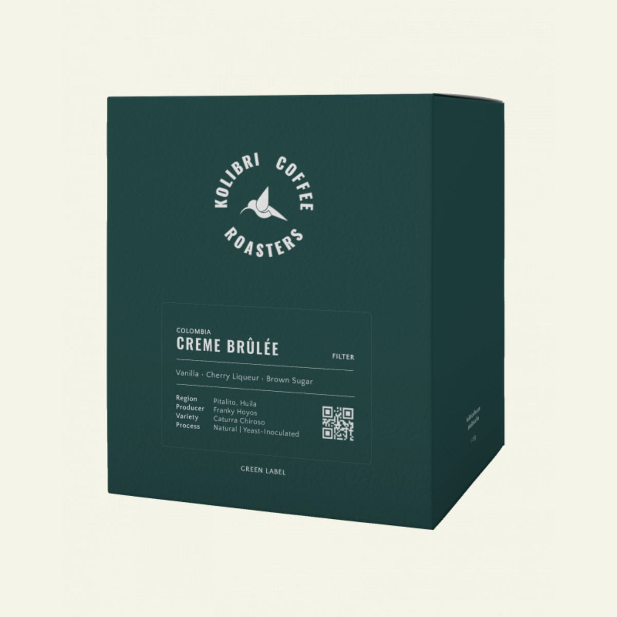 Colombia "Crème Brulée" Natural Yeast Inoculated Chiroso - Kolibri