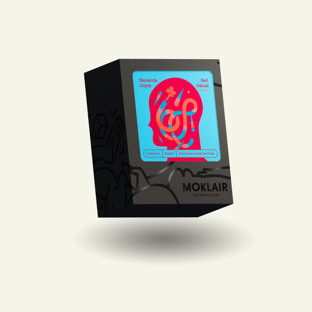 Costa Rica "Hacienda Copey" Natural Red Catuai - Moklair