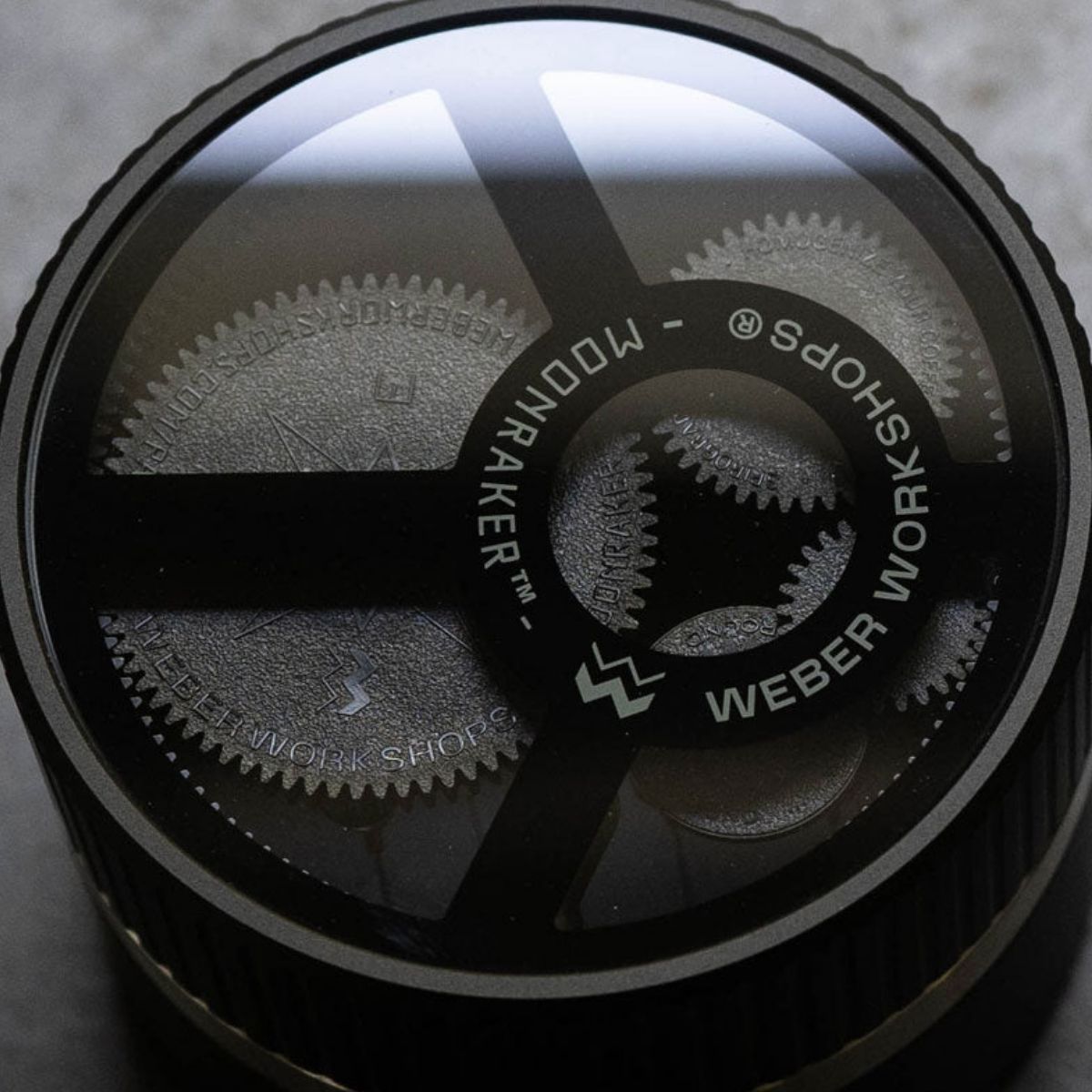 Moonraker espresso distribution tool by Weber Workshops.