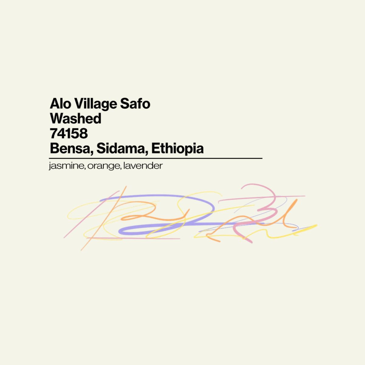 ★ Ethiopia "Alo Village Safo" Washed 74158 - Norml