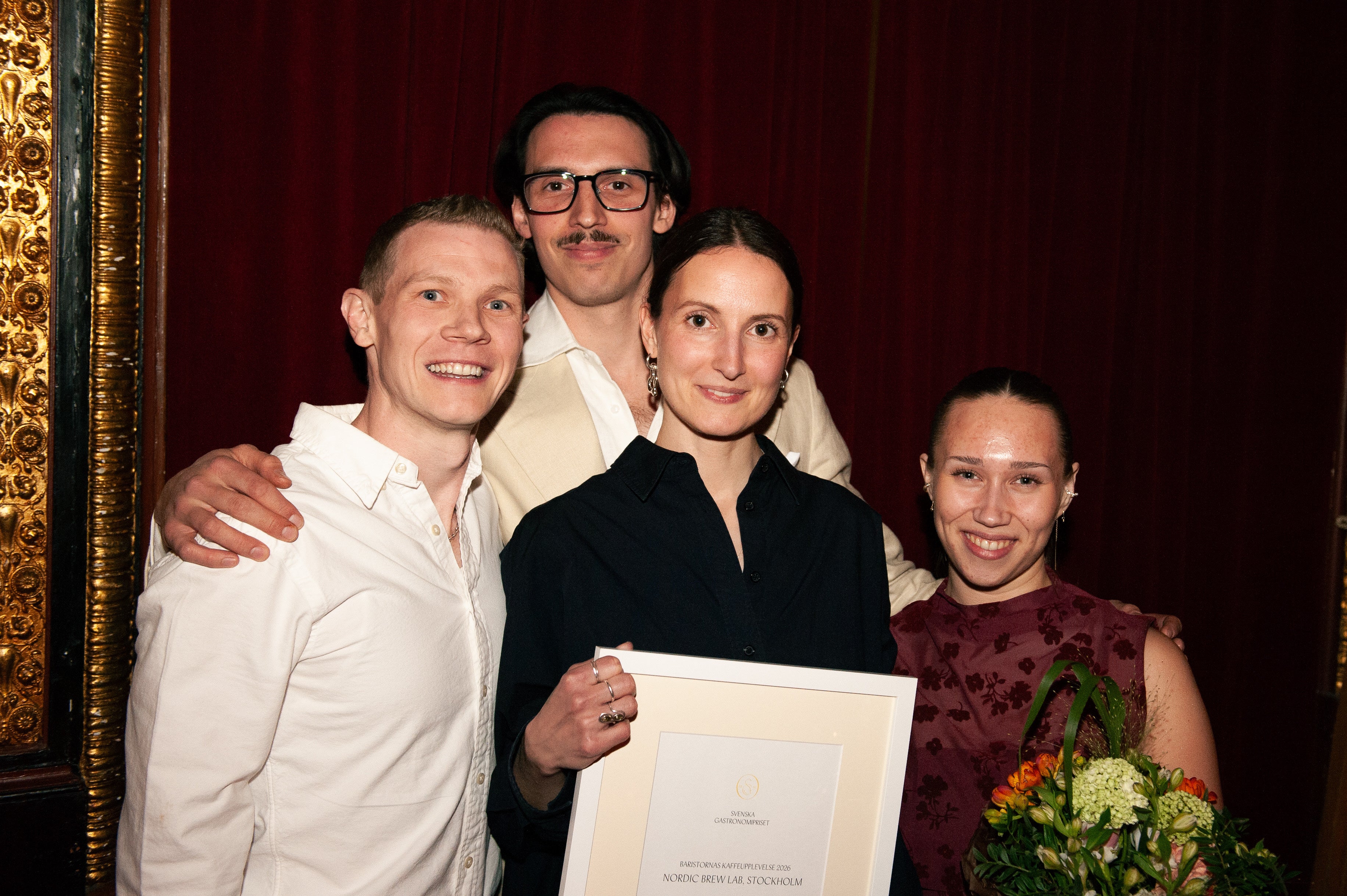 Pierre Tymms, Anica Brach, Julia Bergenstråle och Håkan Sävlind vinnare av svenska gastronomipriset 2026.