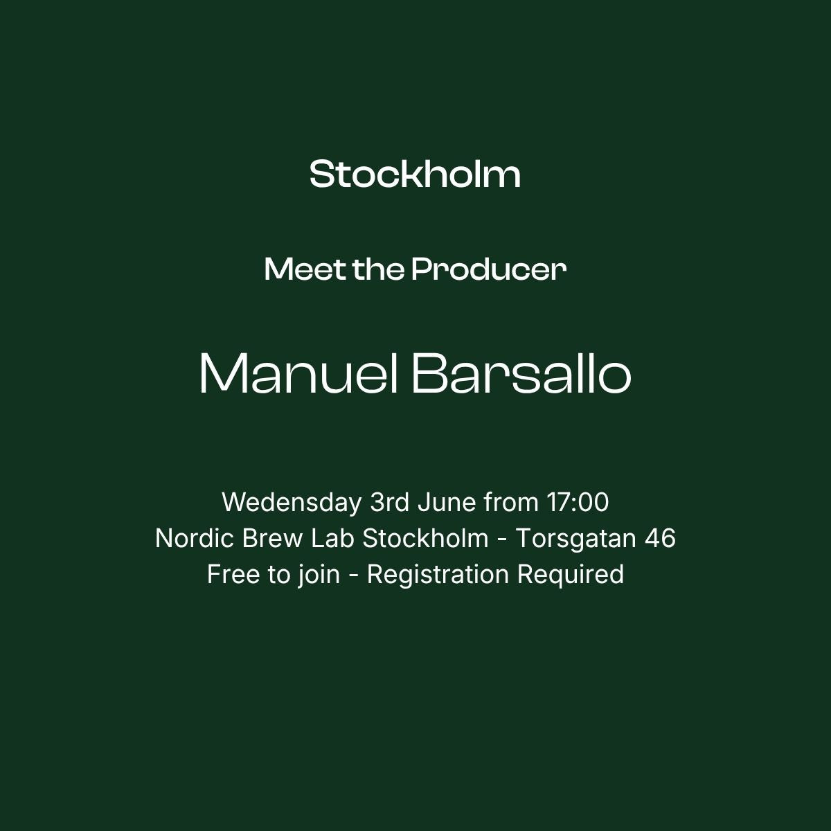 Meet the Producer: Manuel Barsallo