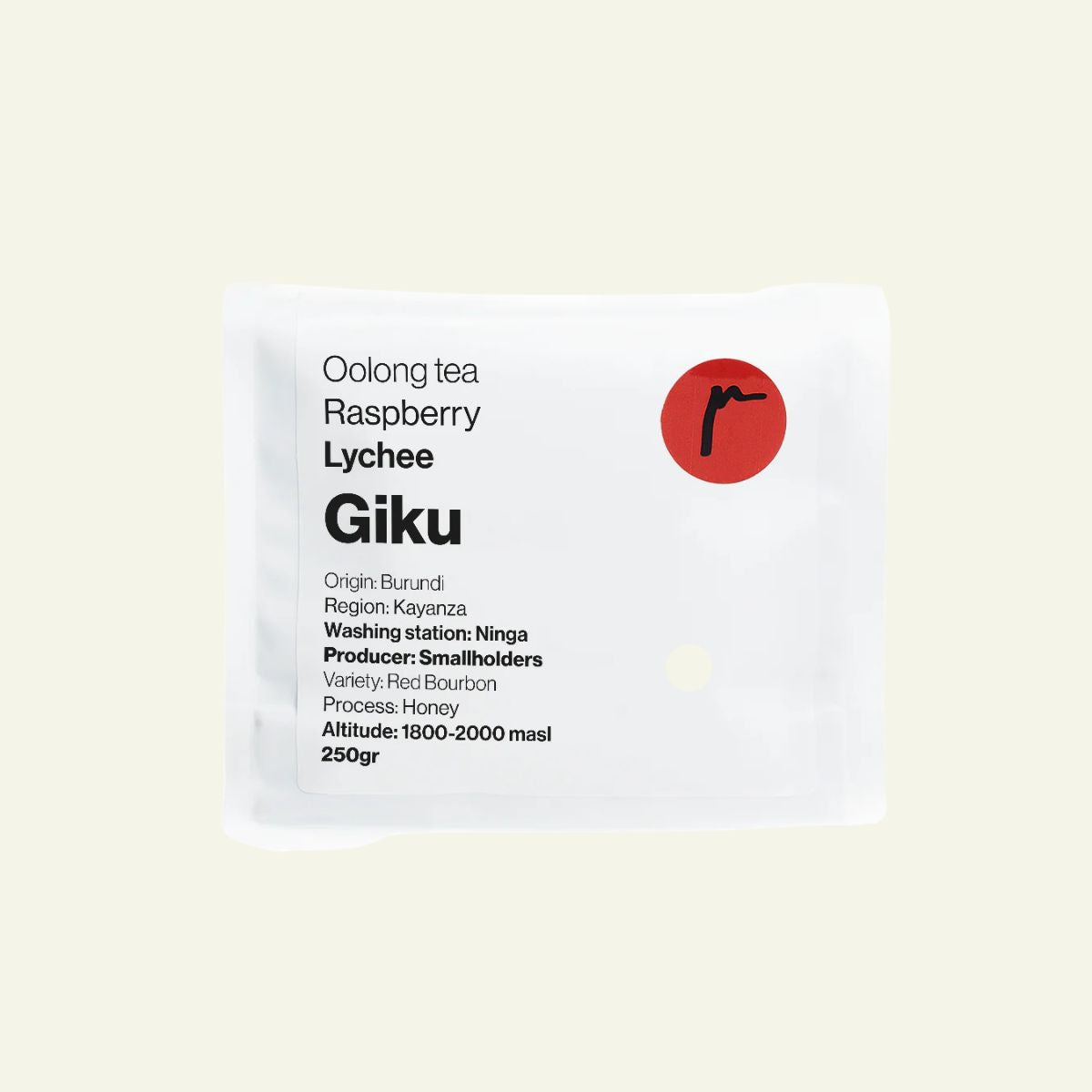 Burundi "Giku" Honey Red Bourbon - Replica