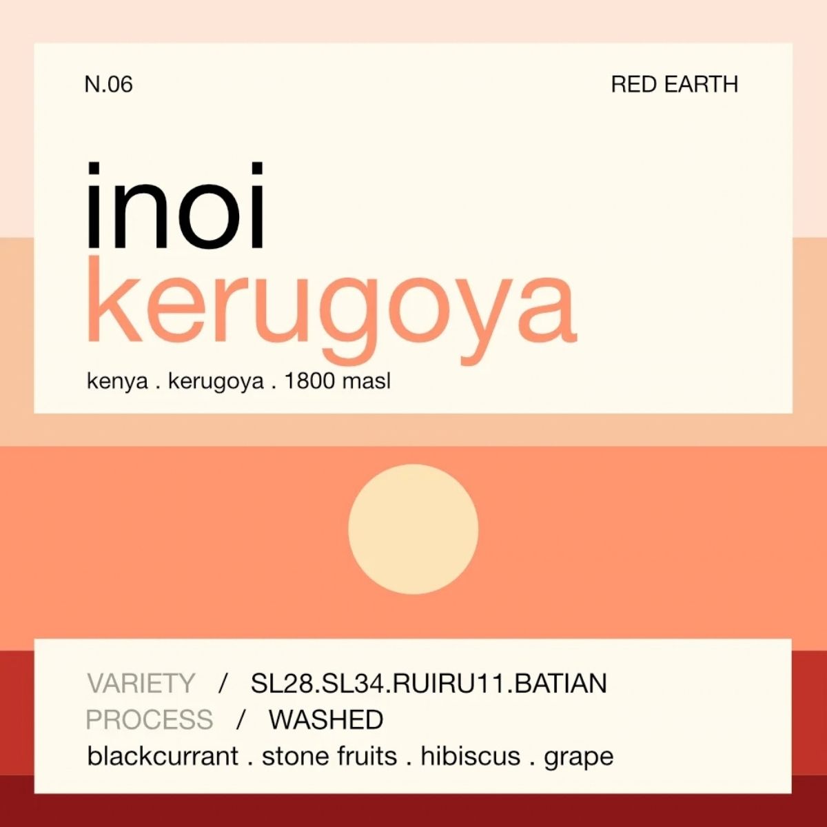 Kenya "Inoi Kerugoya" Washed SL28 + SL34 + Ruiru11 + Batian - Still