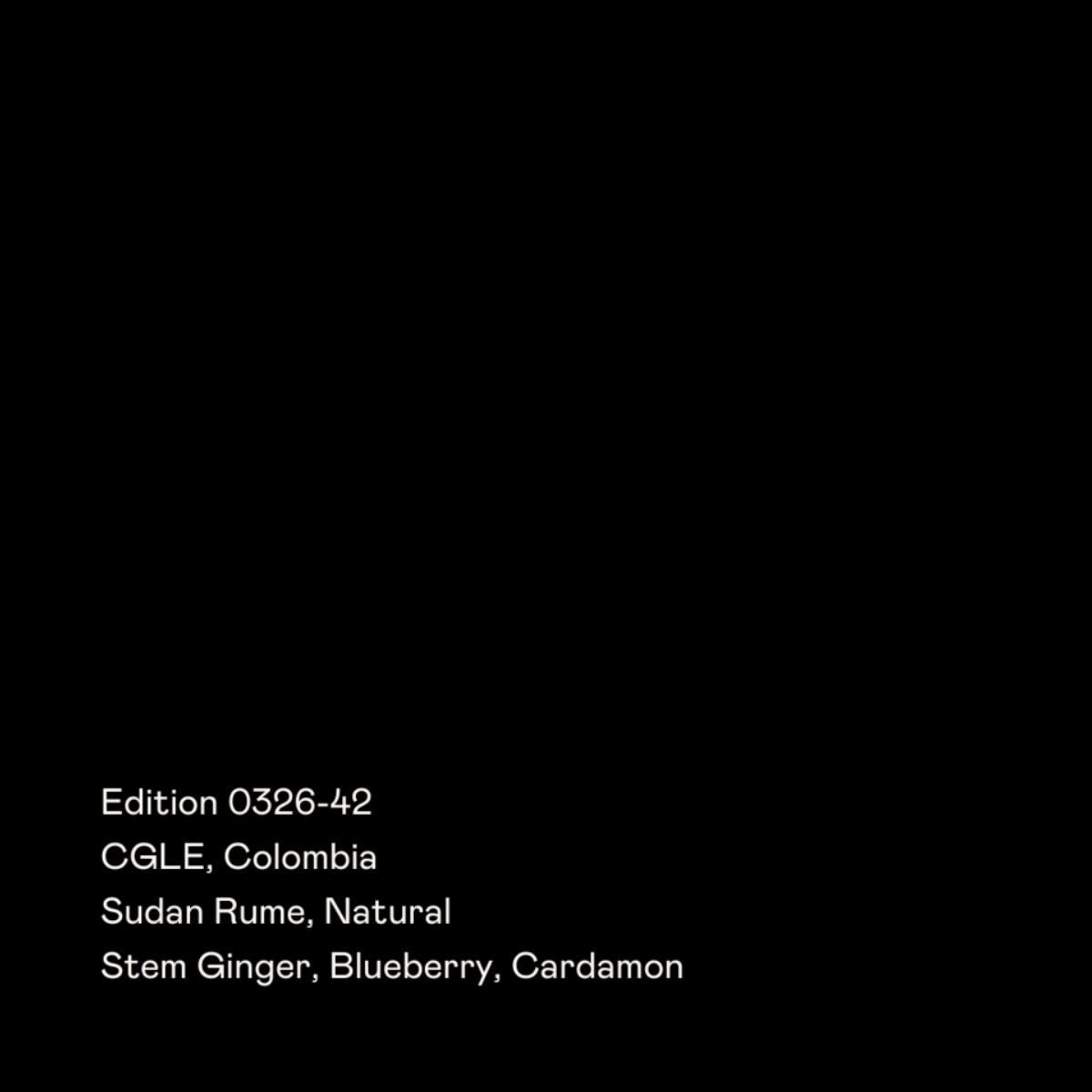 ★ Colombia "CGLE" Hybrid Washed Sudan Rume - Special Guests Coffee Roasters