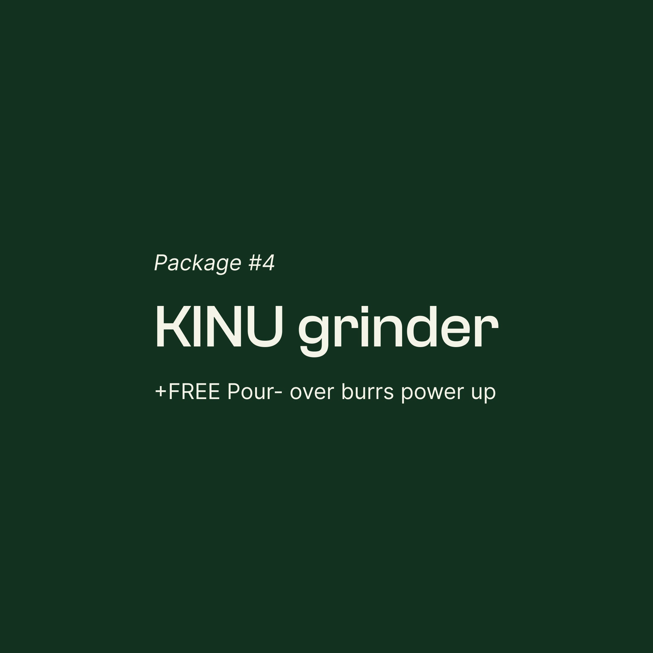 Kinu Pheonix + FREE Pour-Over Burr Upgrade