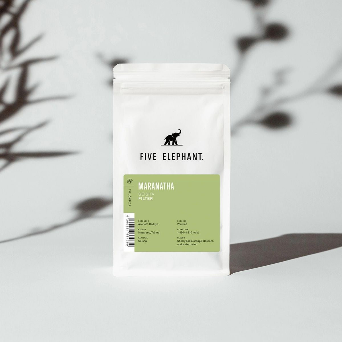 Colombia "Marantha" Washed Gesha - Five Elephant