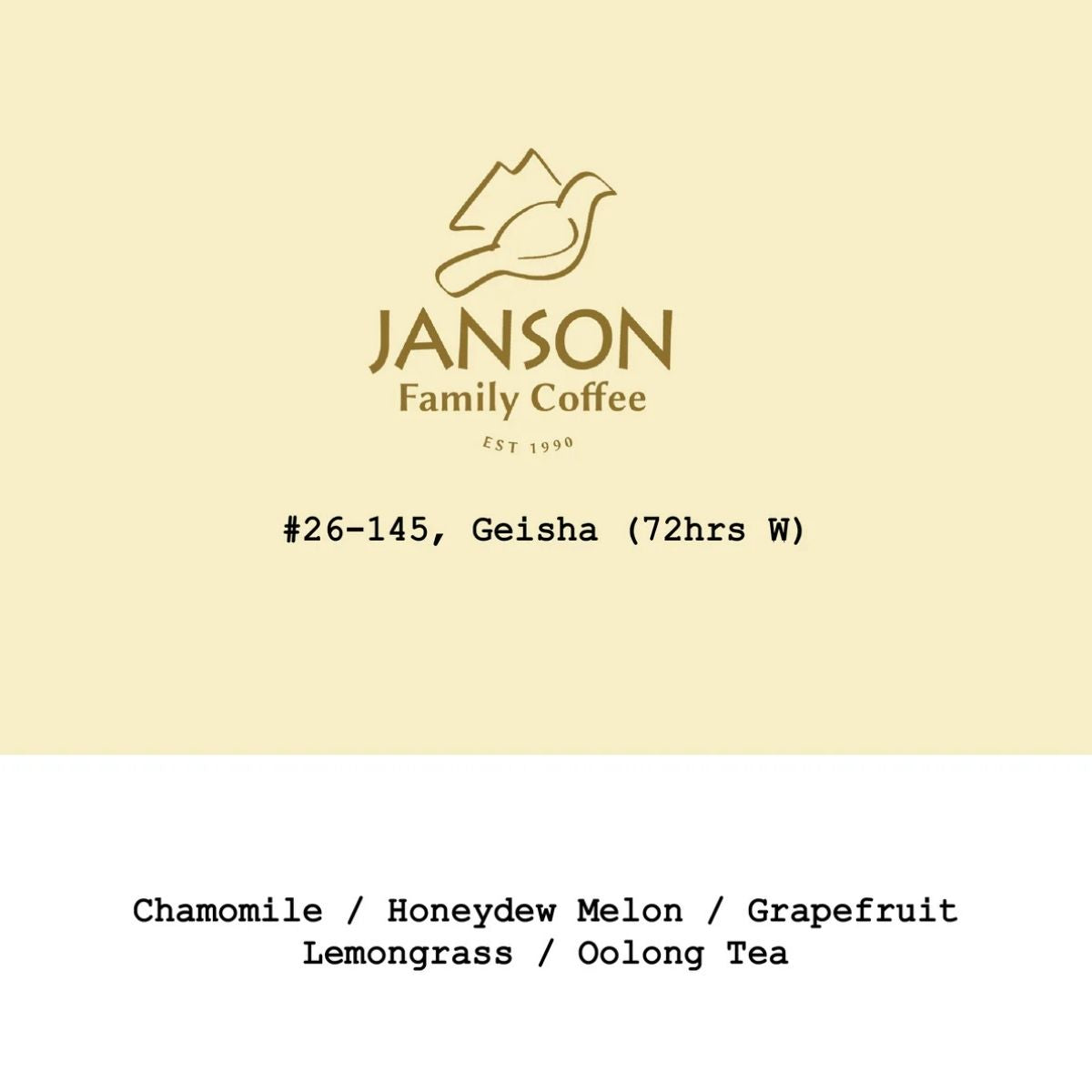 ★ Panama "Janson Hacienda Las Lagunas" 72h Washed Gesha - Goût & Co