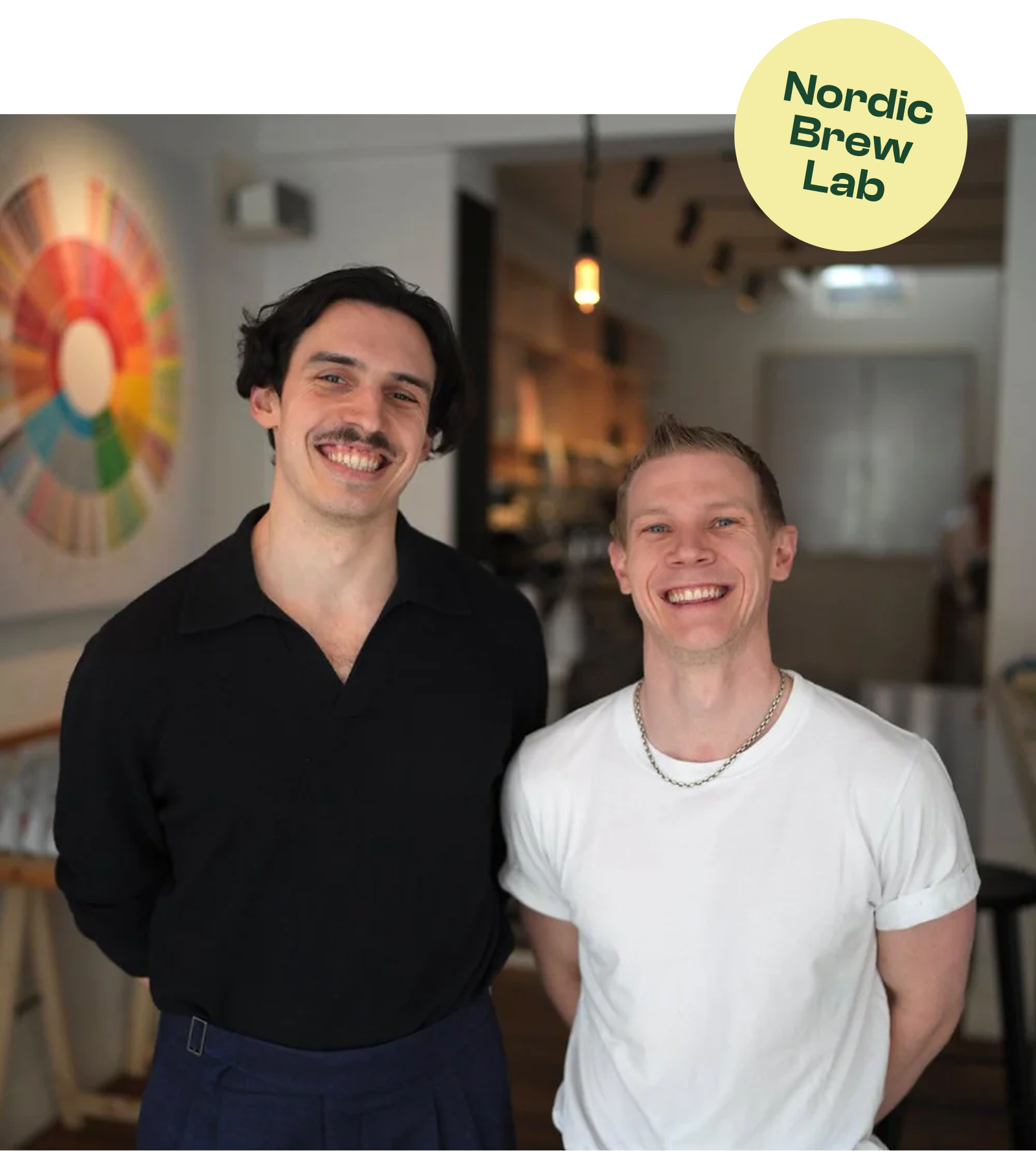 Founders of Nordic Brew Lab Pierre Tymms & Håkan Sävlind