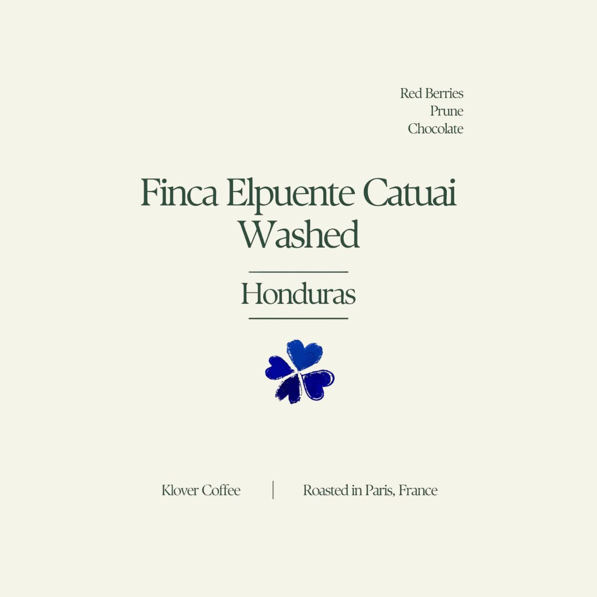 Honduras "Finca Elpuente" Washed Catuai - Klover