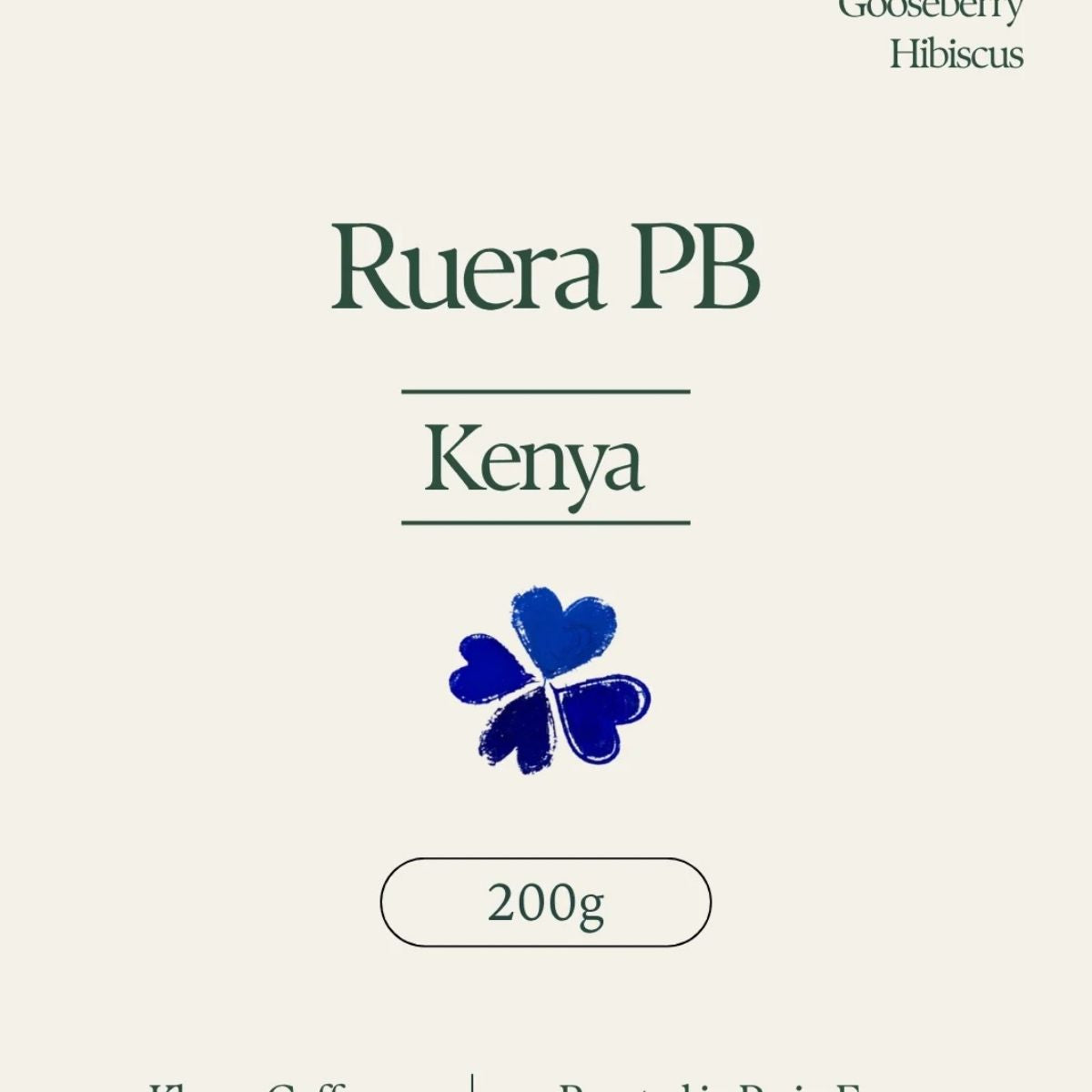 Kenya "Ruera PB" Washed SL28+SL34+Batian+Ruiru 11 - Klover