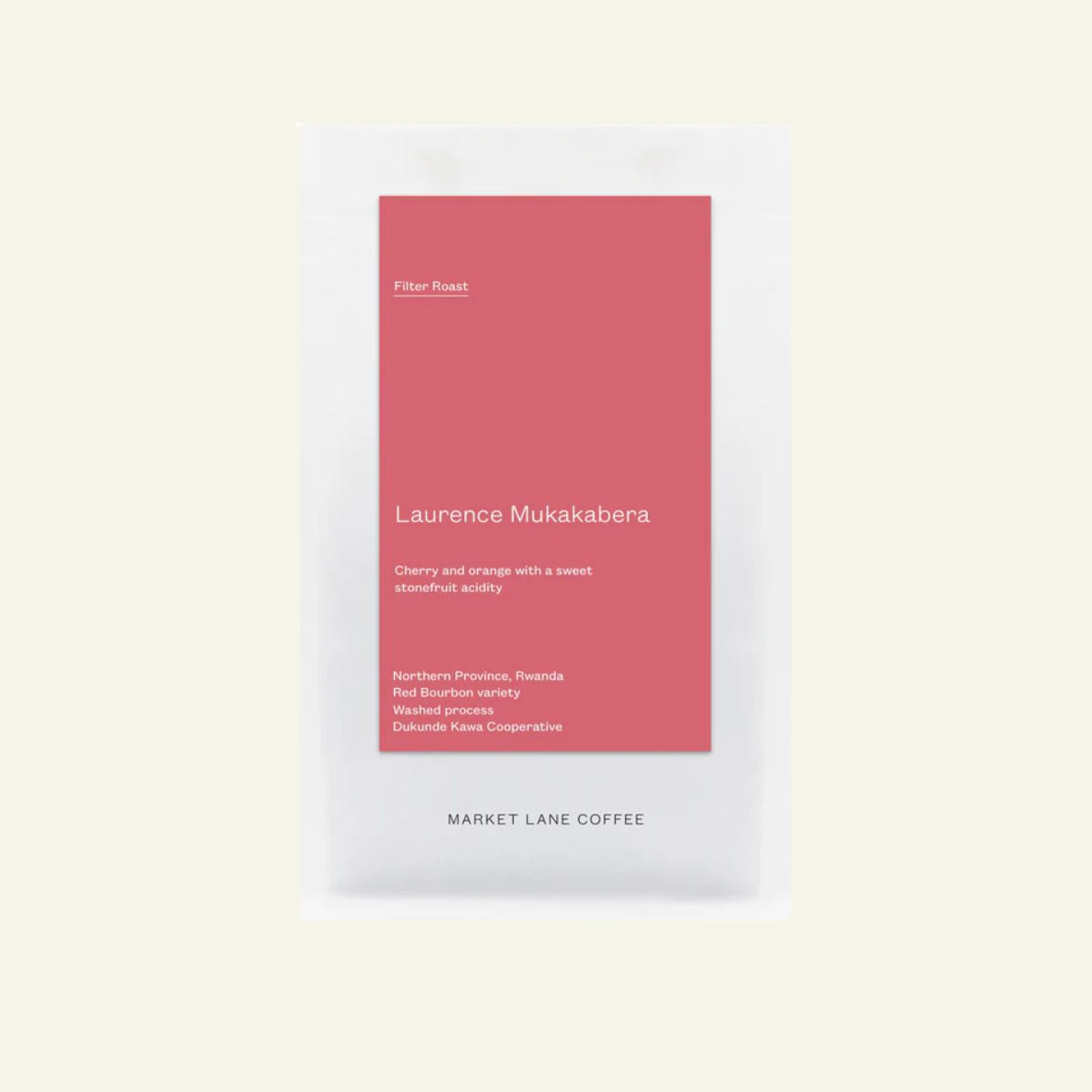 Rwanda "Laurence Mukakabera" Washed Red Bourbon - Market Lane