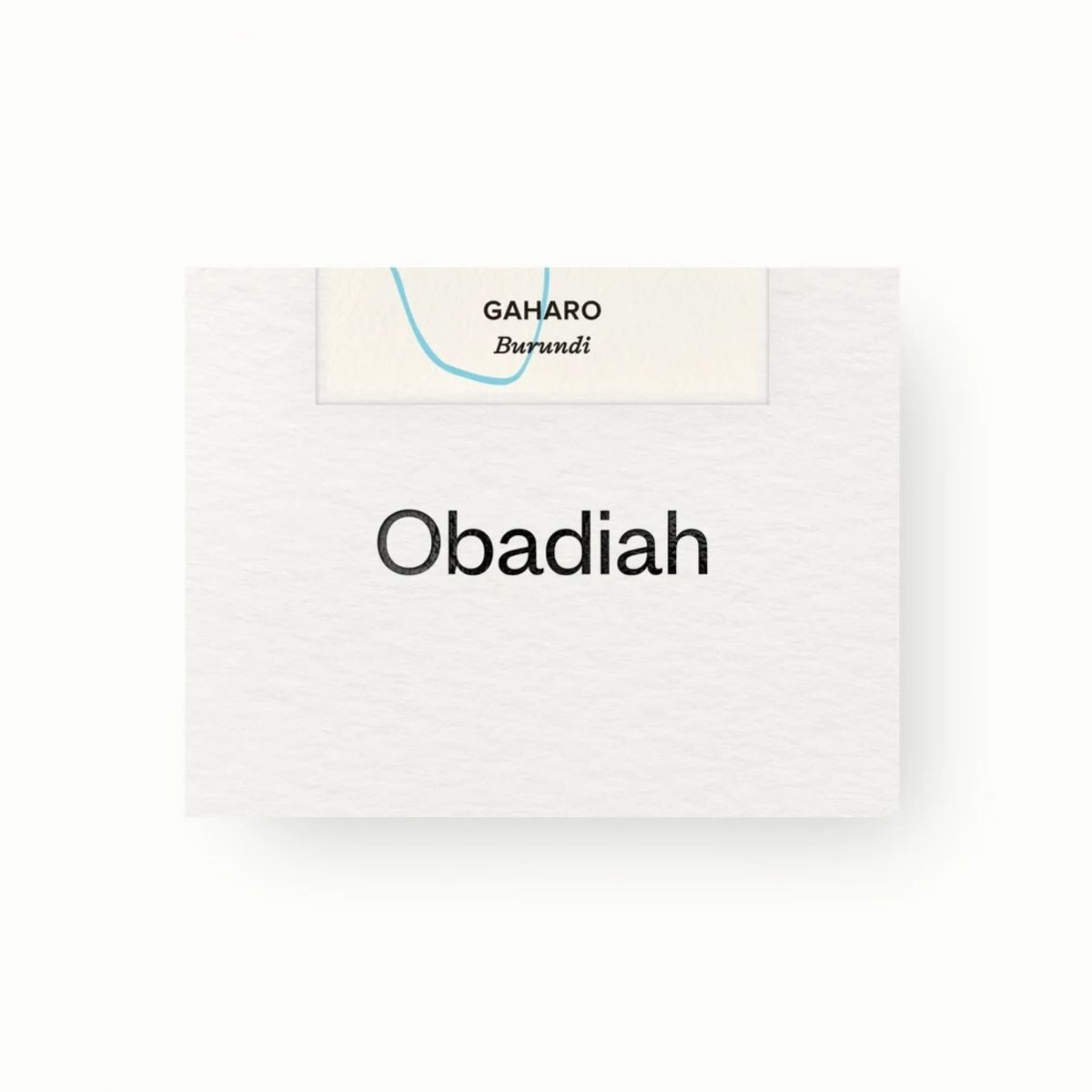 Burundi "Gaharo" Washed Red Bourbon - Obadiah