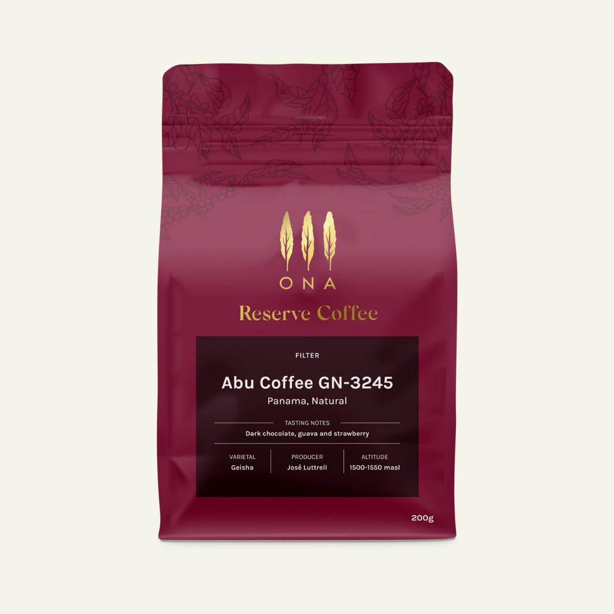 ★ Panama "Abu Coffee GN-3245" Natural Gesha - Ona