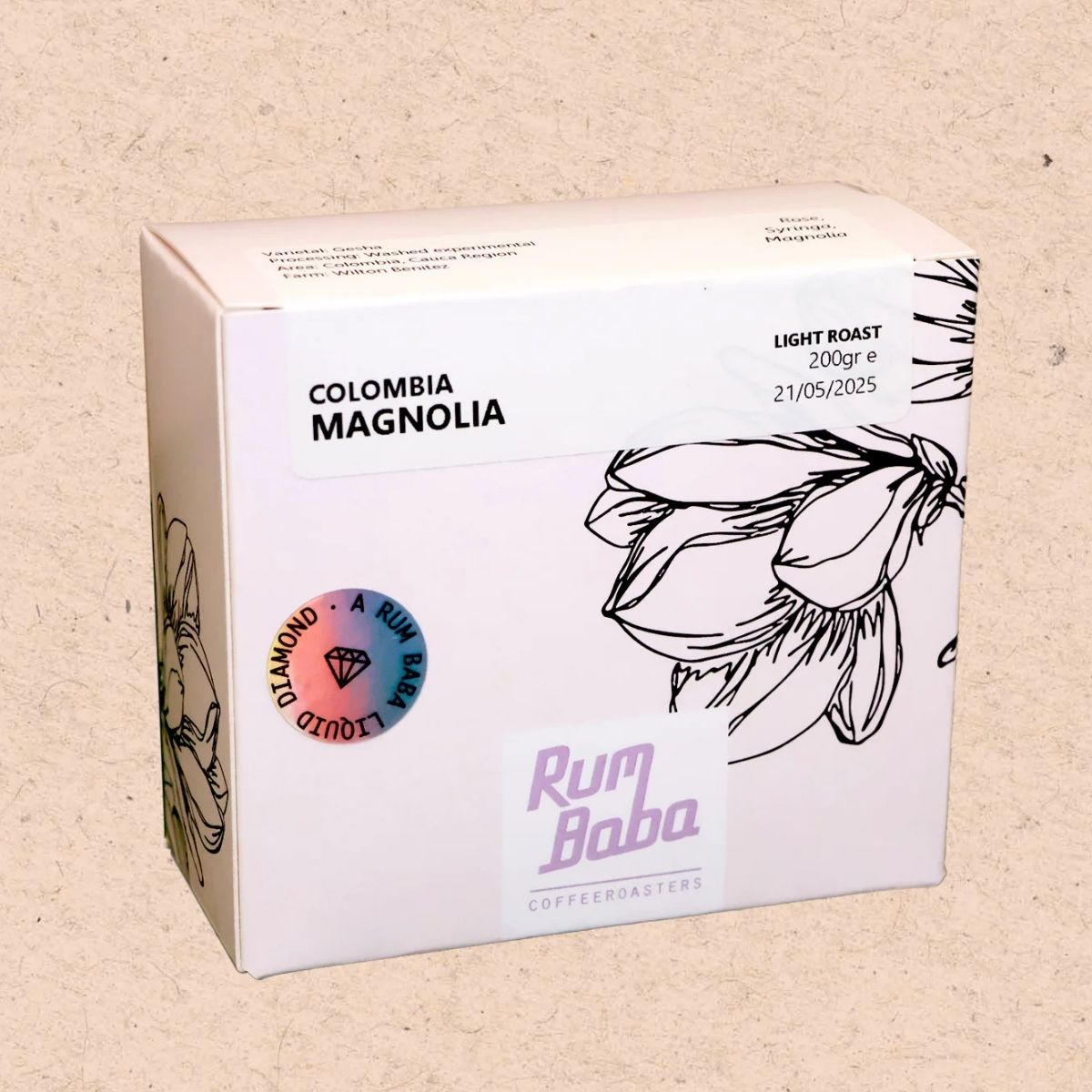 Colombia "Magnolia" Anaerobic Washed Gesha - Rum Baba
