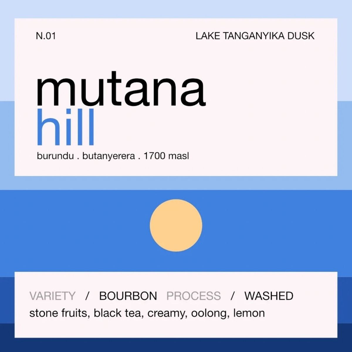 Burundi "Mutana Hill" Fully Washed Bourbon - Still
