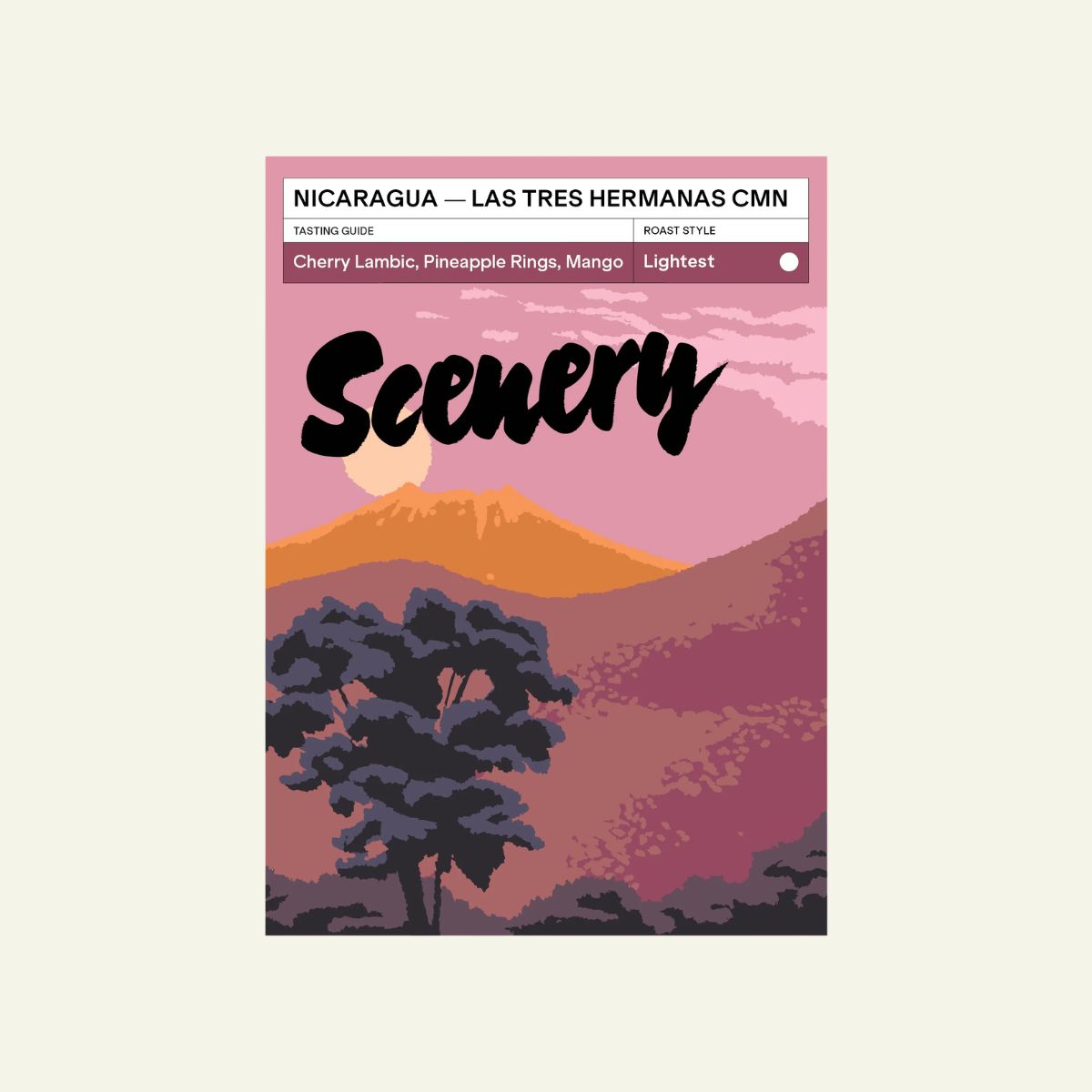 Nicaragua "Las Tres Hermanas" Carbonic Macerated Bourbon Tekisic - Scenery