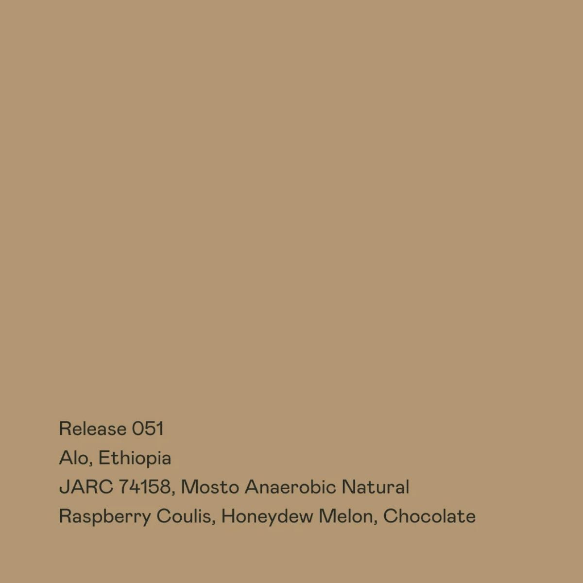 Ethiopia "Alo" Natural Mosto Anaerobic JARC - Special Guests Coffee Roasters