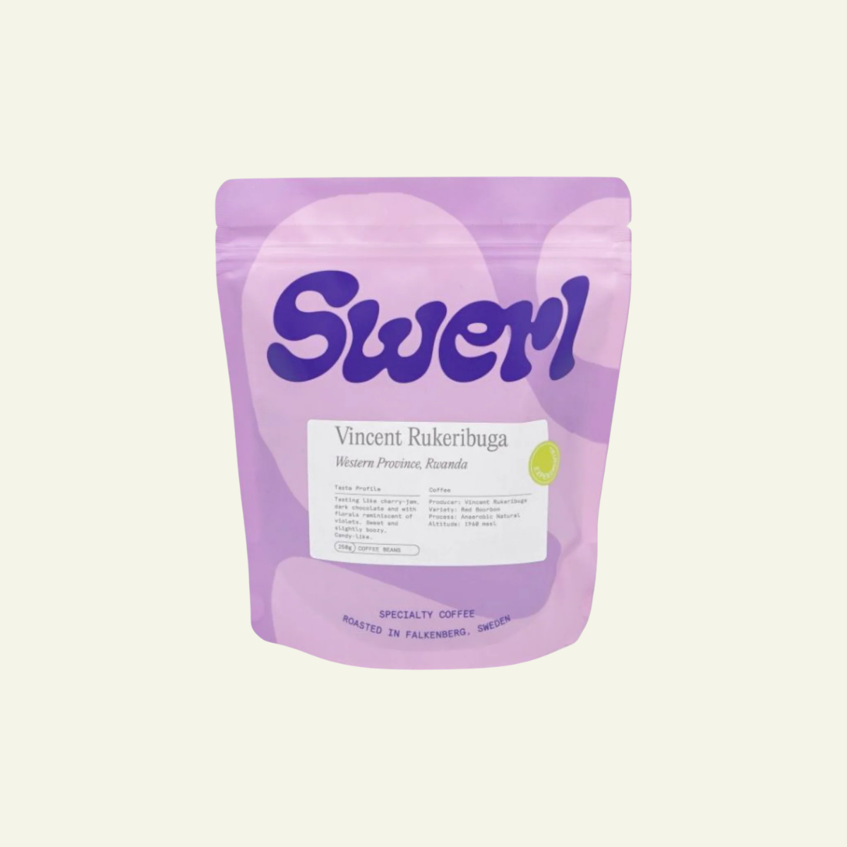 Rwanda "Vincent Rukeribuga" Anaerobic Natural Red Bourbon - Swerl