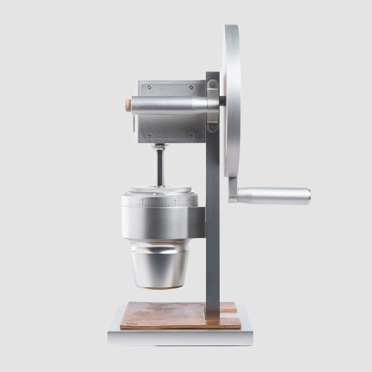Weber Workshops HG specialty coffee grinder silver.