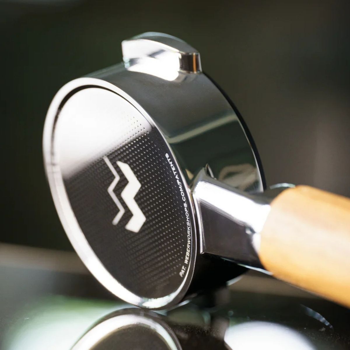 Unibasket in stainless steel buck portafilter by Weber Workshops